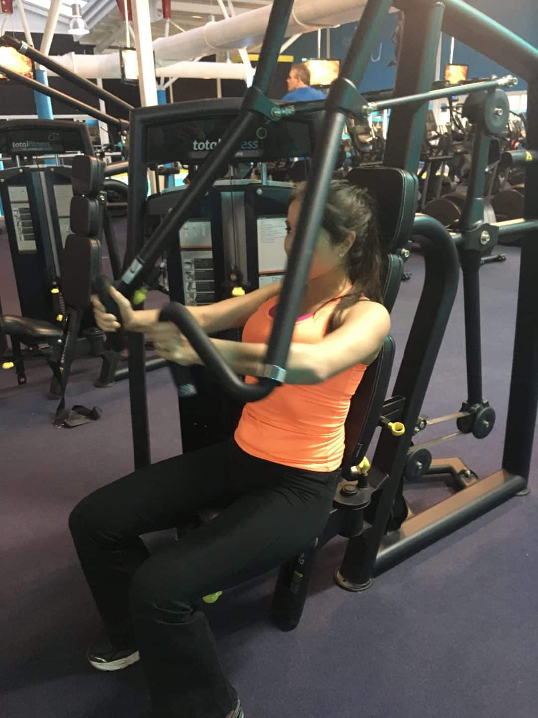 total fitness gym gymnasium workout girl
