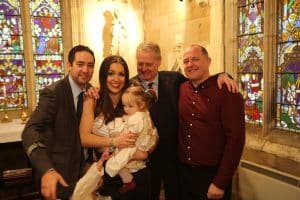 gay dads christening baptism chantry chapel