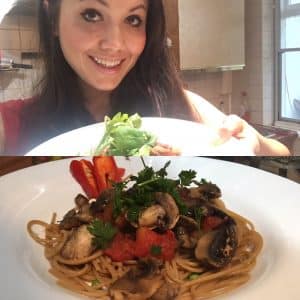 spaghetti and spicy mushrooms healthy recipe bbc good food tinkerdash